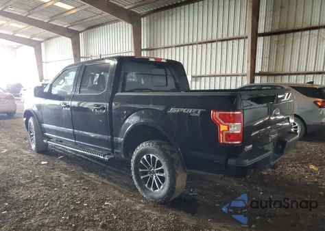 2018 Ford F150 Supercrew из США, поврежденный, VIN 1FTEW1E57JKC43695